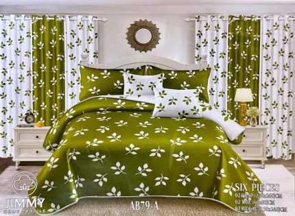 Draps Trois places, 2 Draps, 2 Taies, 2Rideaux