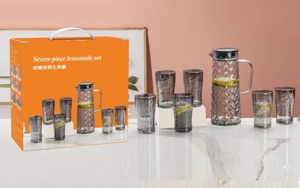 Carafe et Lot de 6 Verres