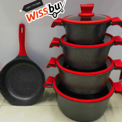 Ensemble D'ustensiles de Cuisine Antiadhésifs / Batterie de Cuisine - W - JJ