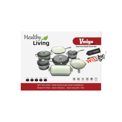 Ustensiles de cuisine/Ensemble de poeles/Ensemble casseroles/Batterie de cuisine-w-jj