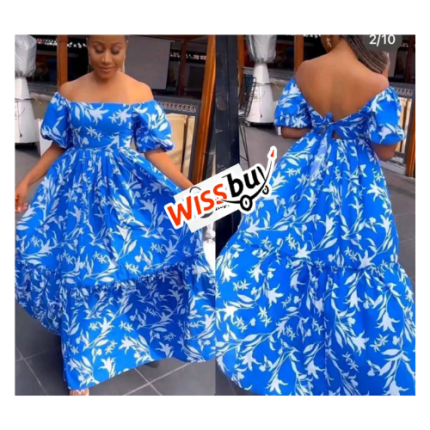 Robe Longue Elegante Fleurie - GRC