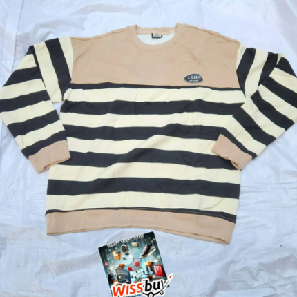 Sweat-Shirt / Pull à Manches Longues Rayé - MMG