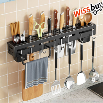 Organisateur D'ustensiles de Cuisine Mural / Un Support de Rangement de Cuisine Suspendu - W - JJG
