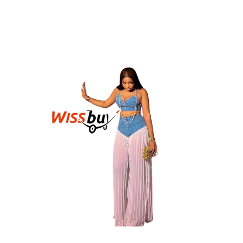 Design sans titre (13) Ensemble Denim Chic – Image 1