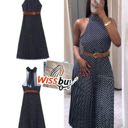 Robe Plissée / Robe à Pois - W - MMG