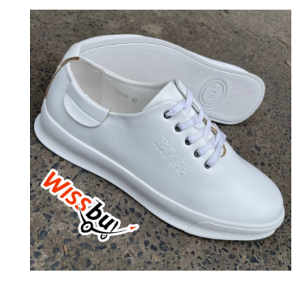 Hugo Boss. /Baskets Basses en Cuir Lisse -W-FRANCKestlle