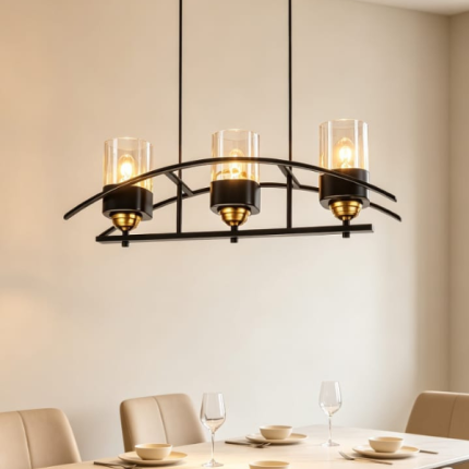 Lustre  5509/3 - Barre Courbée 3 Têtes
