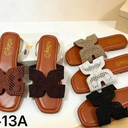 Claquettes Daisy C-13A dentelle