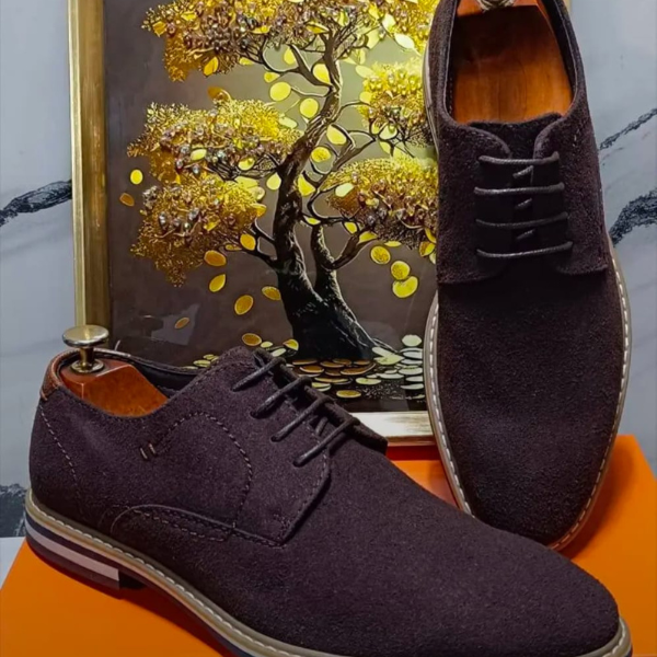 Mocassin marron Derbies marron diam lacets(Frank Shop) – Image 1