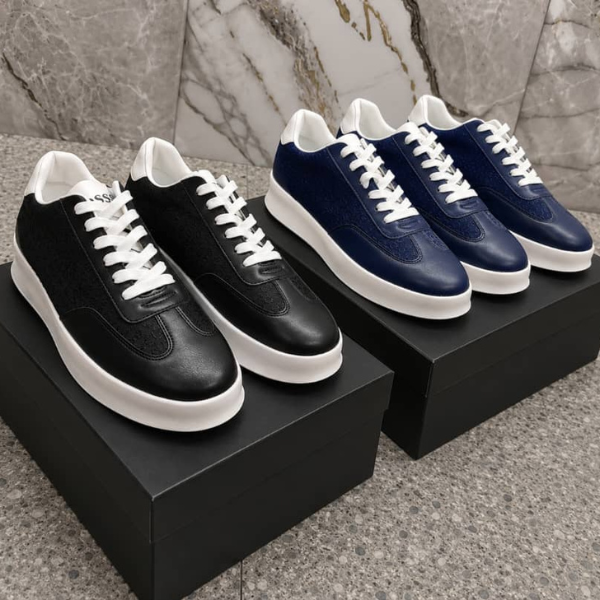 Semelle blanche Sneakers basses semelle epaisse(Frank Shop) – Image 1