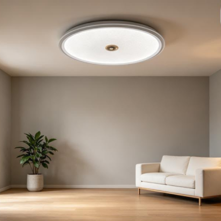 Plafonnier LED rond et moderne
