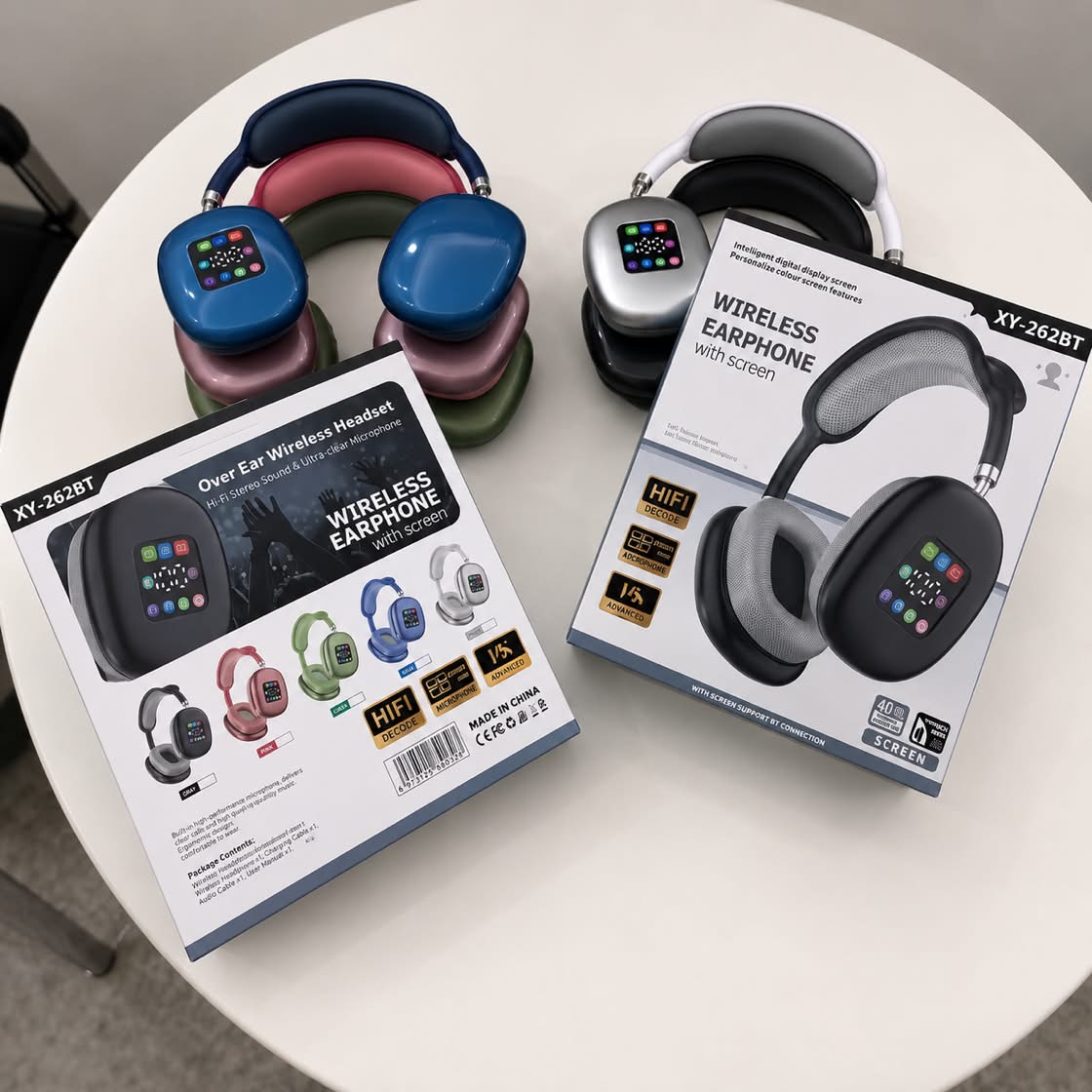 WhatsApp Image 2026-08-21 at 11.04.38 Casque Bluetooth XY-262BT avec Écran LED - HIFI Stereo - 40H Autonomie – Image 1