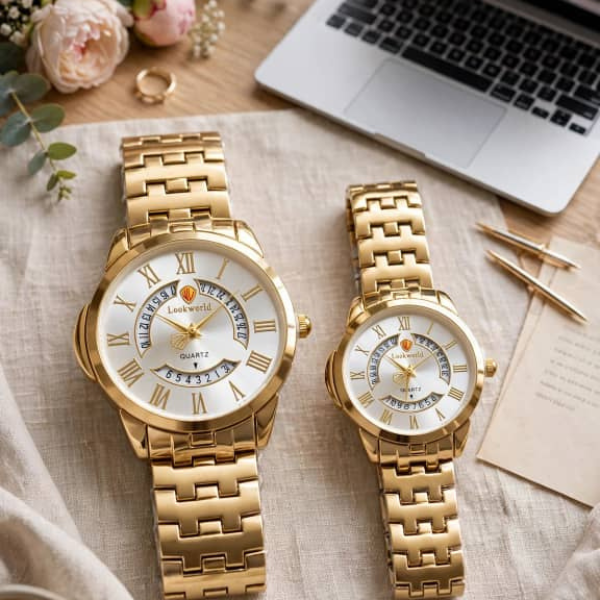 sixth MONTRE LOOKWORLD SET COUPLE ROMAN OR – Image 1