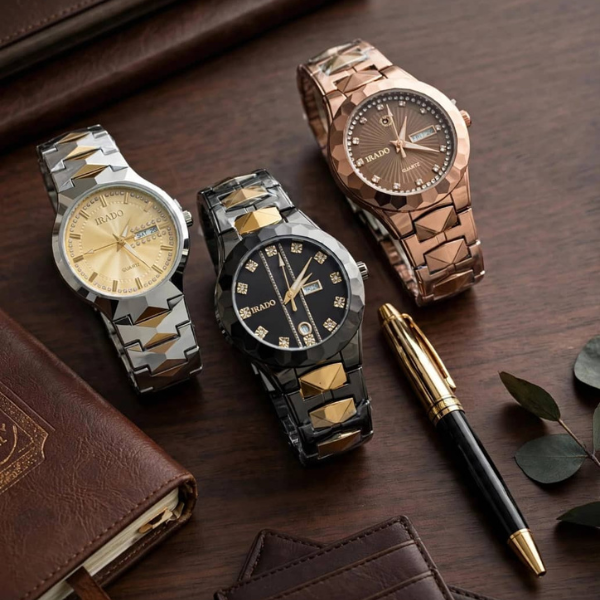 te MONTRE IRADO TRIANGULA DIAMOND - Trio Facetté – Image 1